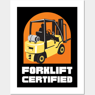 Forklift Certified Meme Posters and Art